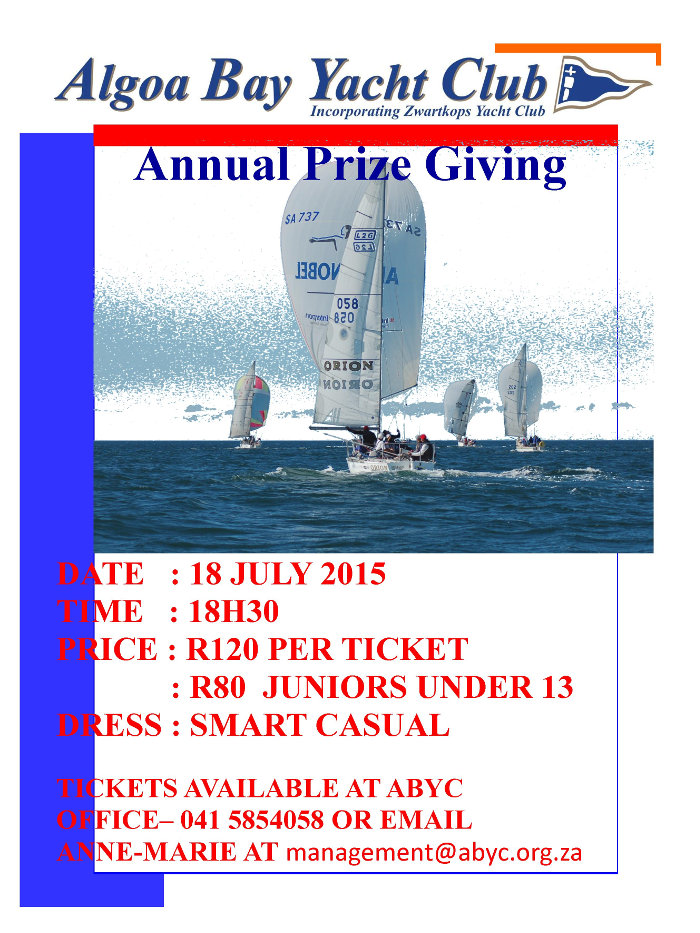 2015 Prize Giving Poster