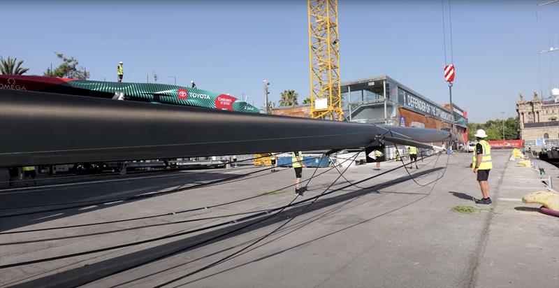 Ac75 Rig America’s Cup: An inside look at AC75 mast prep